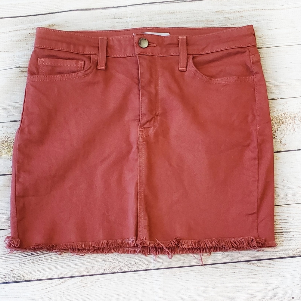 O2 Denim Mauve Mini Skirt - Picture 2 of 5